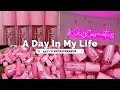 A day in my life 19 yo entrepreneur lip gloss making  lip gloss business  kikiz cosmeticz