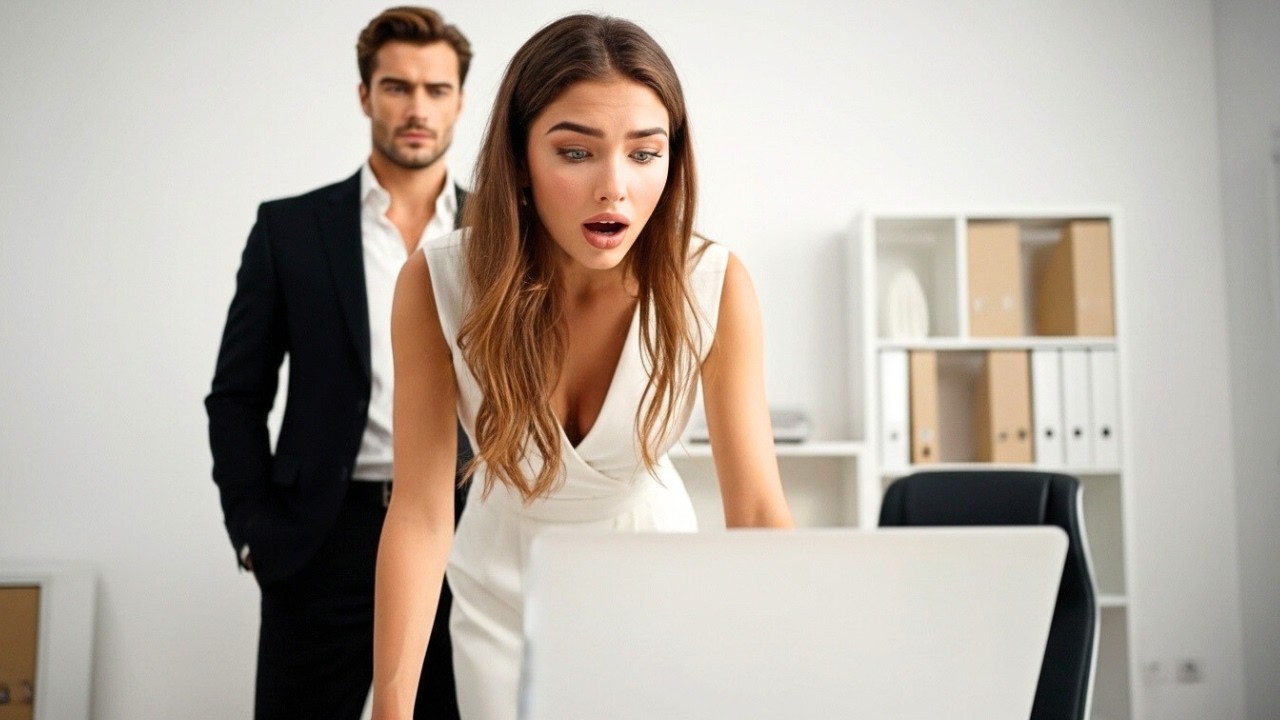 She Accidentally Sees N@ked Photos of Her Boss on The Laptop — Unaware He Was Behind Her