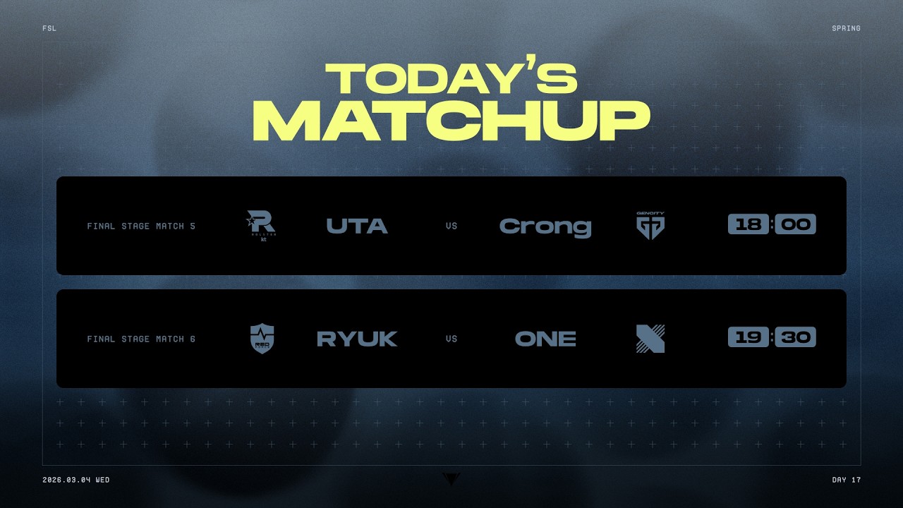 KT UTA vs GCT Crong | FINAL STAGE MATCH 5 | 2026 FSL SPRING | FC 온라인
