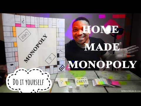 DIY MONOPOLY|घर पर मोनोपोली बोर्ड गेम कैसे बनाएं