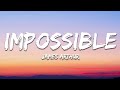James arthur  impossible lyrics