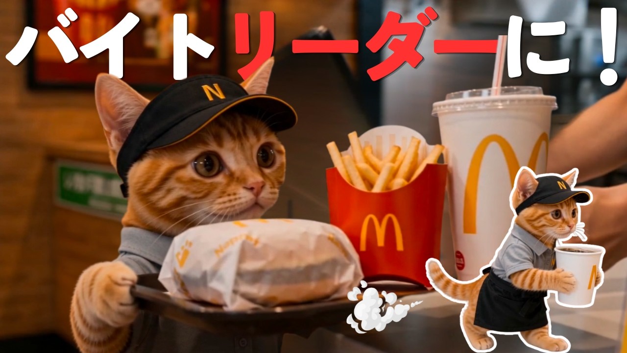 ●ックの猫店員に密着! | うれしいプレゼントに感動🎁