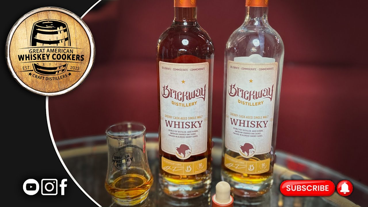 Дегустация американского односолодового виски Brickway, выдержанного в бочках из-под хереса | Вин...