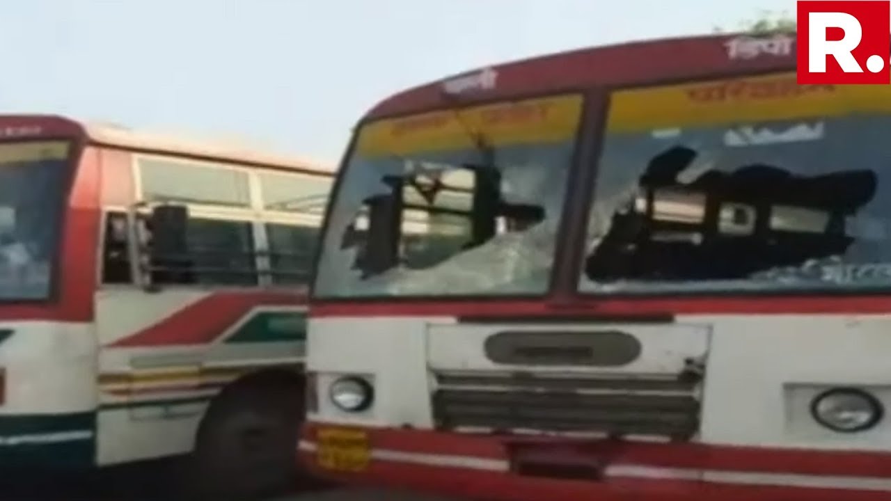 Uttar Pradesh: Violent Clashes Erupt Post-BJP Worker's Murder, 13 Buses Vandalised