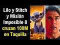 Lilo y Stitch queda detrás de Minecraft en Taquilla del 1er día, Misión Imposible 8 bajo John Wick 4