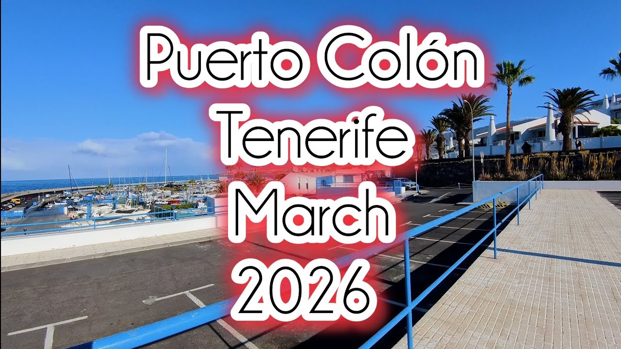 A walk around Puerto Colón Harbour and beach 