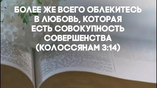 « Любовь не делает ближнему зла; итак, любовь есть исполнение закона.» (Римлянам 13: 10)