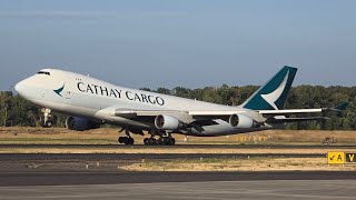 Cathay Cargo 744F departs KPDX
