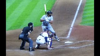 Jose Abreu at bat (RBI base hit)...White Sox vs. Astros...6/17/21