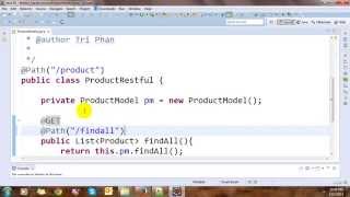Restful Web Services and Hibernate in Eclipse