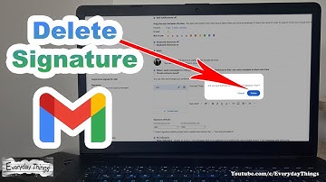How to Delete Signature in Gmail (PC)
