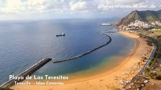 Playa de Las Teresitas en Tenerife (Islas Canarias, España)