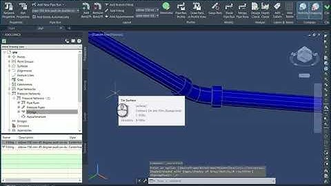 What’s new in Civil3D 2021 – Changing the Pressure pipe run in plan