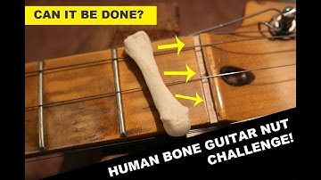 Making a Guitar Nut out of Human Bone