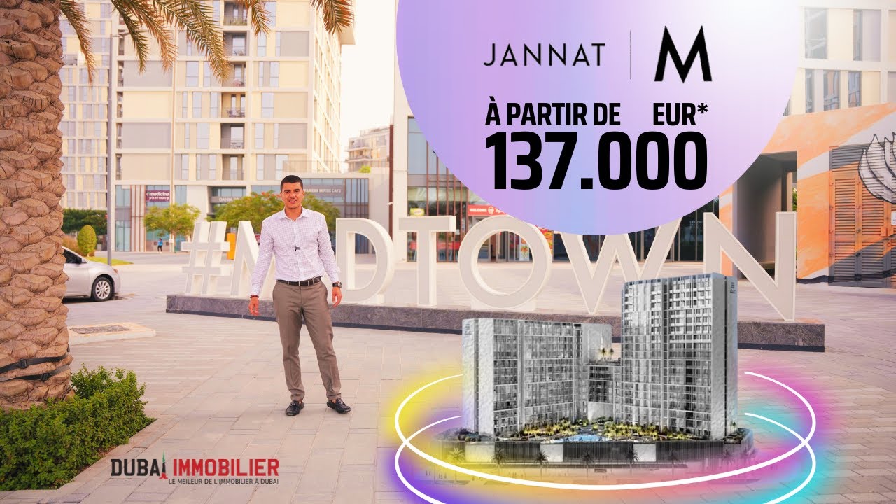 🌆🔑 Jannat Par Deyaar à Midtown ! A SEULEMENT 137 000 EUR* AVEC 35% SUR 3 ANS APRES LIVRAISON! 🔑🌆