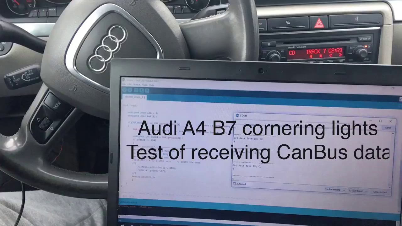 Audi A4 B7 cornering lights, part 1 YouTube