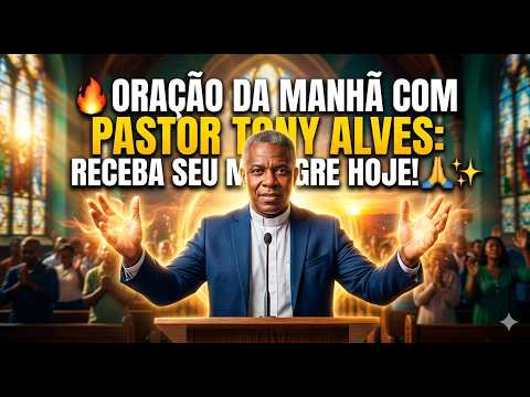 ORAÇÃO DA MANHÃ 03/08/2026 COM PASTOR TONY ALVES™ @RESGATADOSPELAVERDADE
