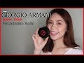 REVIEW - รองพื้นผิวสวย GIORGIO ARMANI POWER FABRIC FOUNDATION  BALM - Miwkarenmakeup