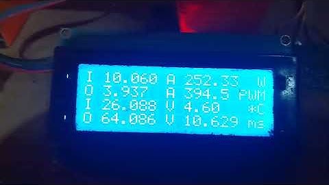 ESP32 BIDIRECTIONAL BOOST CONVERTER - 10 A PASSIVE TEST