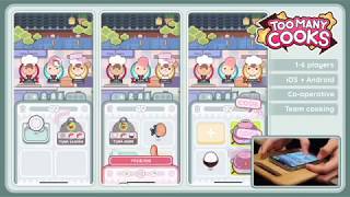 Too Many Cooks! [2-6 Local Co-op Cooking Game for Mobile] - Design Explanation screenshot 1