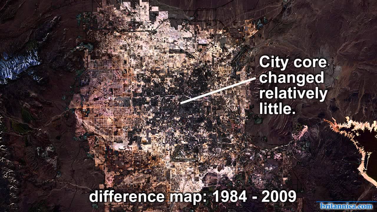 What is urban growth?