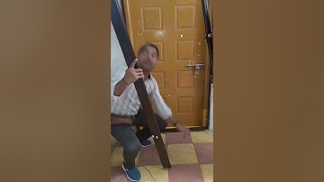 Mosquito pleated sliding single door Installation.