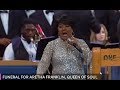 Shirley Caesar And Tasha Cobbs Singing For Aretha Franklin's Funeral