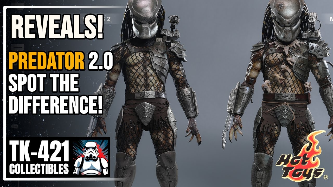 Hot Toys PREDATOR 2.0 vs 1.0 – New Paint Apps & Armour Refinements