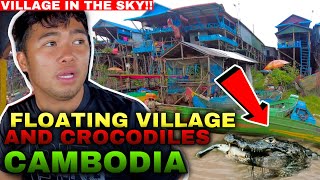 EATING A CROCODILE IN THE FLOATING VILLAGE OF CAMBODIA 🇰🇭
