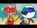 Talking Tom Heroes Compilation | Mysterious Backpack World | Cartoon Shows For Kids | Cartoon Candy