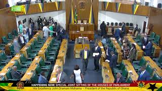 JISTV | Special Joint of the Houses of Parliament and Address by His Excellency John Dramani Mahama