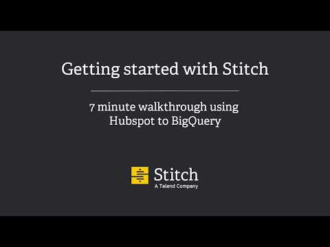 Getting Started with Stitch in under 8 Minutes