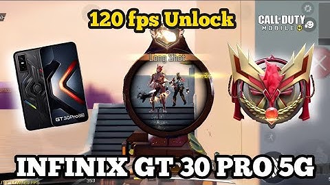 Infinix GT 30 PRO 5G Game Test MP Ranked CODM • 120 fps unlock in MP & BR • Gyroscope Test #codm