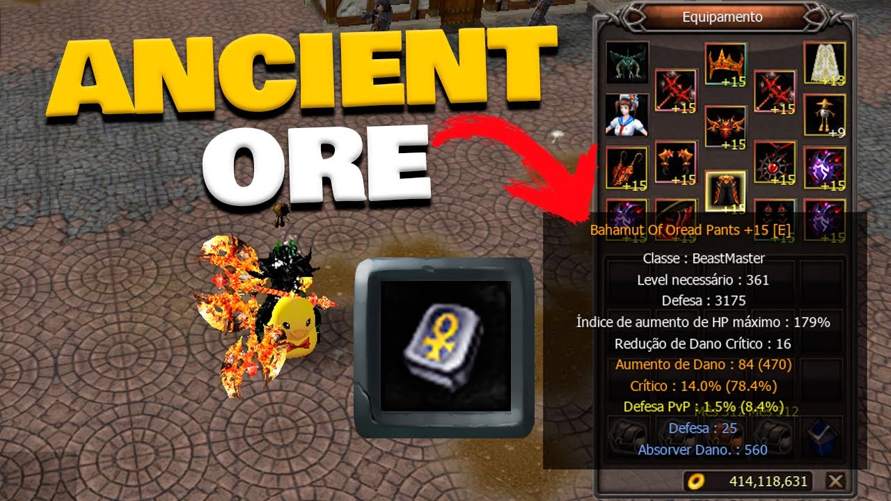 Entenda como utilizar o Ancient Ore no WYD Global!