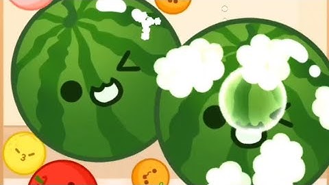 2 Watermelon Pop! Satisfying ASMR Fruit Drop Merge Melon Game #games #asmr #puzzlegame #mobilegame 