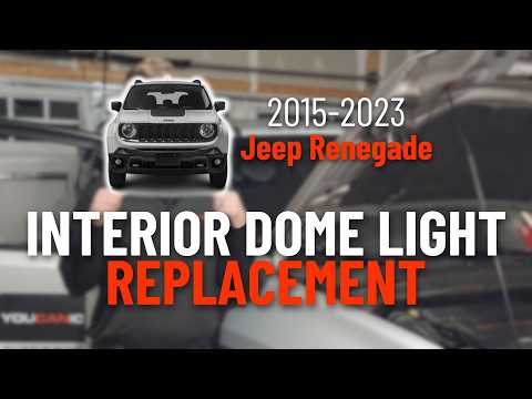 Jeep Renegade Interior Dome Light Replacement (2015-2023) – Full Diy Guide