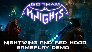 GOTHAM KNIGHTS - Nightwing and Red Hood Gameplay Demo