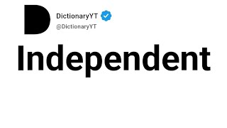 Independent Antonyms | Opposite Words 