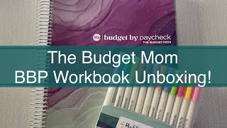 New Budget By Paycheck Workbook Unboxing l Highlighters l Undated Oil Slick Cover l @thebudgetmom