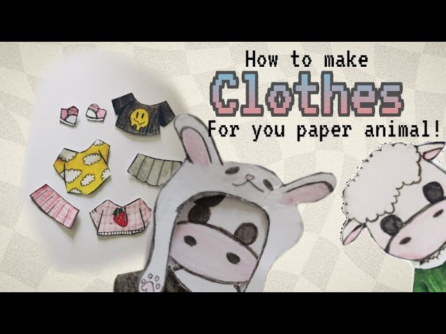 paper duck outfit idea.  Paper animals, Cute drawings for kids, Paper  dolls clothing