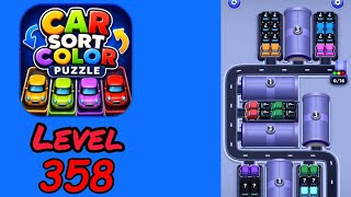 Car Sort Color Puzzle Level 358 Walkthrough