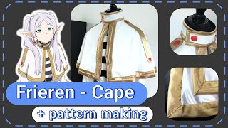 Frieren Cosplay Tutorial Cape - DIY Sewing