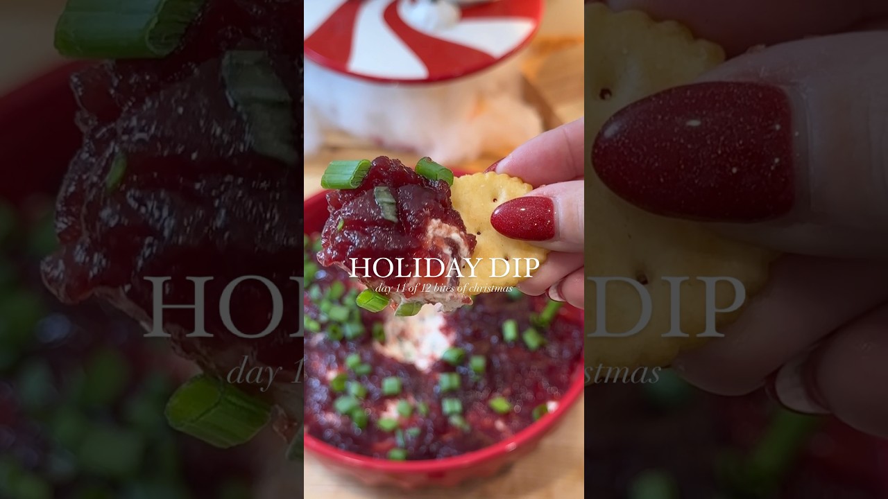 Cranberry jalapeno dip! No bake, ready in 10 mins! Perfect with crackers or chips! 