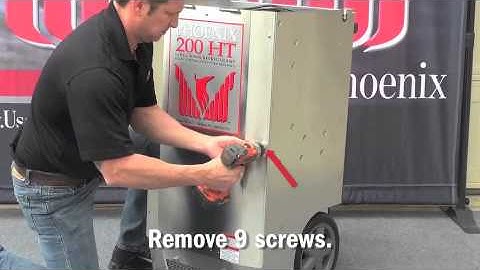 Phoenix 200 HT - Removing Front Cover