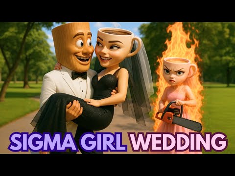 WEDDING WAR SIGMA GIRL BRIDE Tung Tung Sahur X Ballerina Cappuccina Sigma Boy Remix