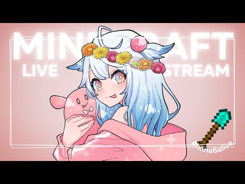 【 minecraft ぱふぇ鯖 】花緑アヲのサーバー再始動！まずは視察～～土地を買うぞ～～【花緑アヲ / Vtuber】