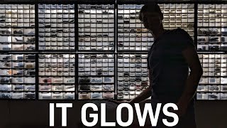 The Wall of Storage: a Backlit Hardware Store at Home