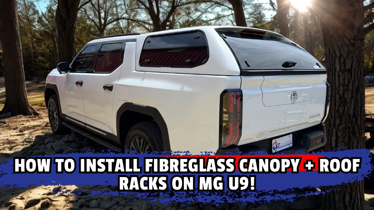 How To Install An Oz Canopies & 4x4 Fibreglass Canopy On A MGU9! - YouTube