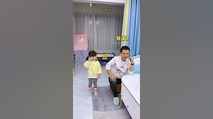 Dad answered the phone and asked his daughter to cry later #cutebaby #cute #funny #fatherlove
