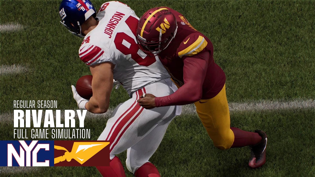 Giants vs. Commanders | 2026 Rivalry Game | Madden NFL 26 Simulation
